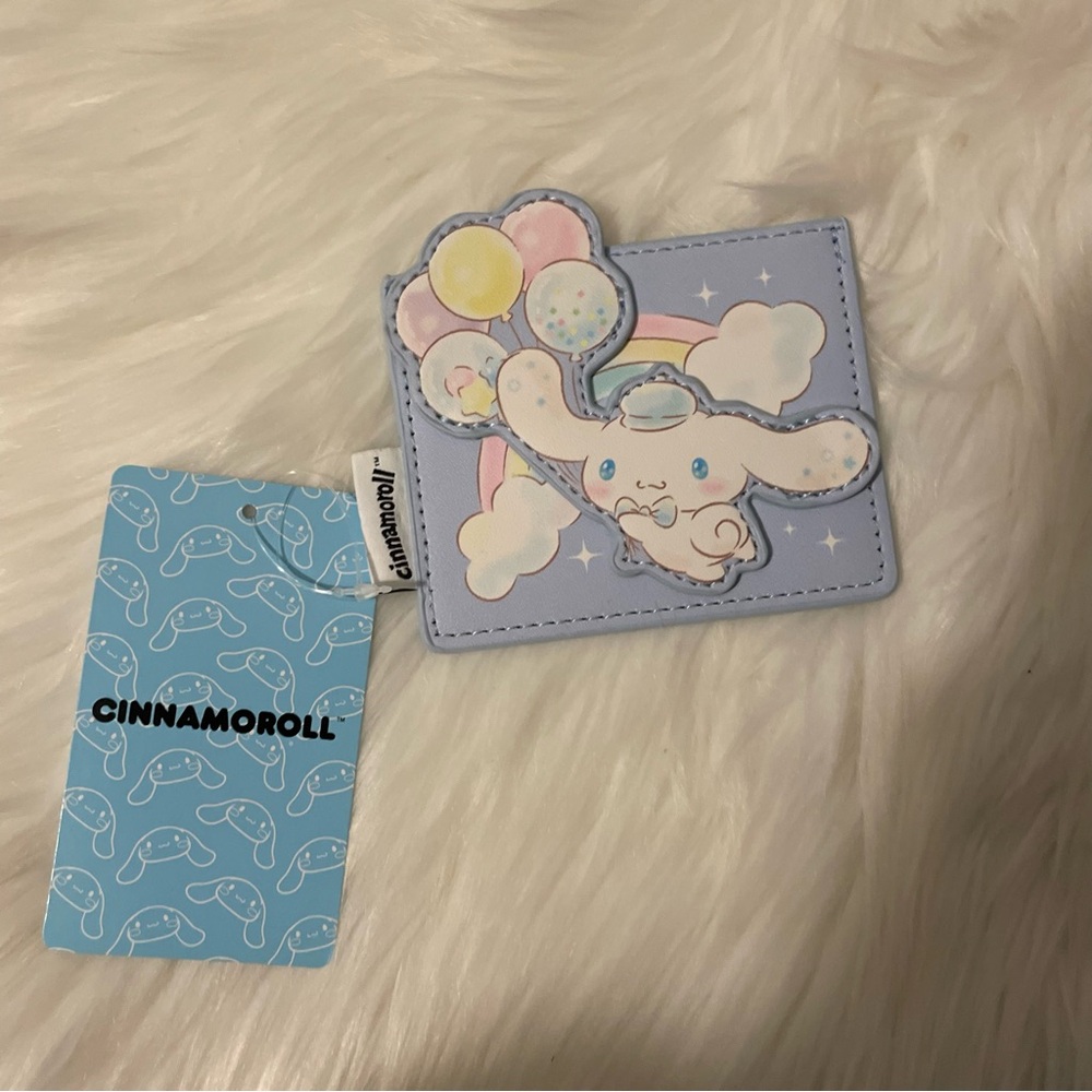 BNWT Cute Sanrio Cinnamoroll Baby Blue Ballon Design Card Holder